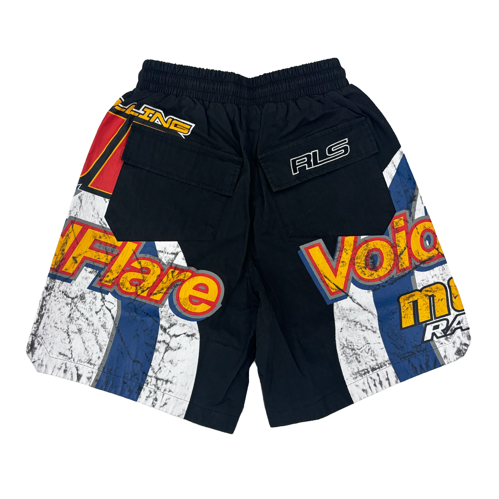 Rolling Loud Pit Crew Moto Nylon Shorts