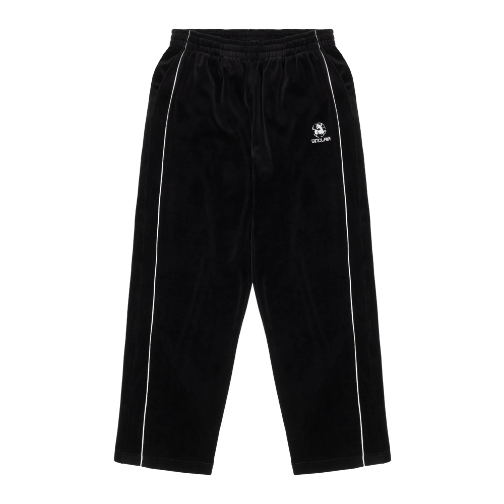 SINCLAIR VELOUR PIPING PANT BLACK