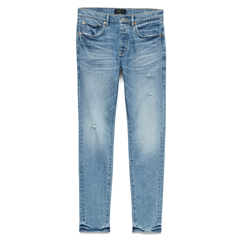 PURPLE BRAND VTG ABRASIONS DENIM