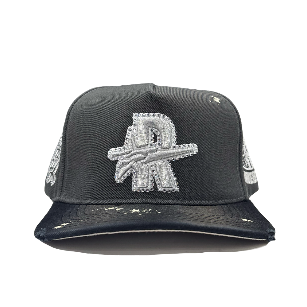 Rough Play Hat Grey/Black/Silver