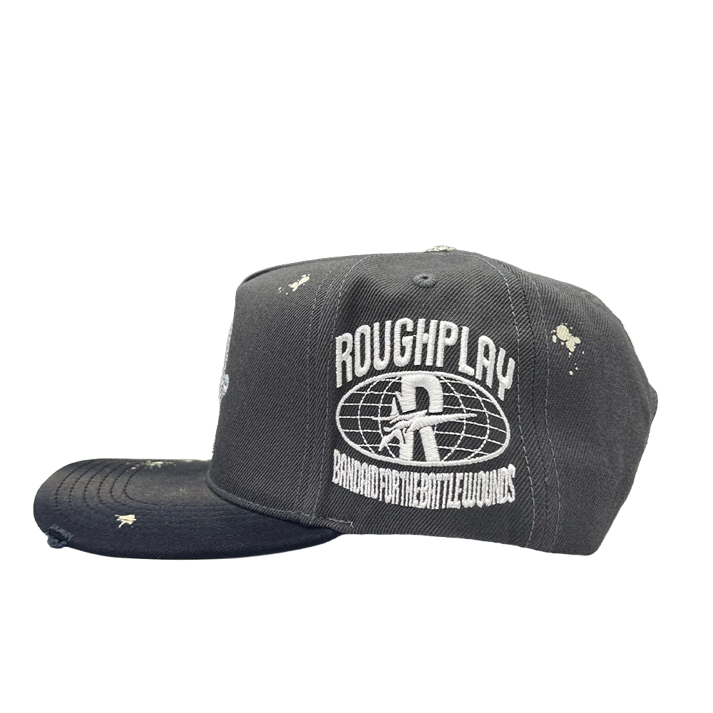 Rough Play Hat Grey/Black/Silver