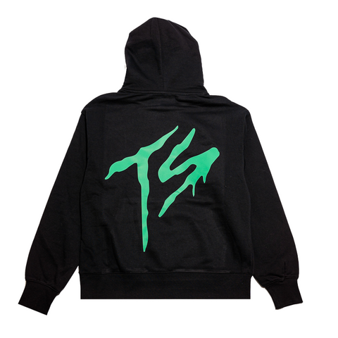 Terror Squad Black Out/Green Sweatsuit Full Set