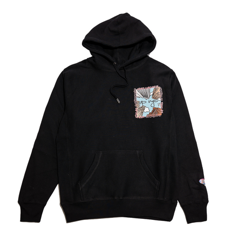 BLACK BRONX UP NYC HOODIE