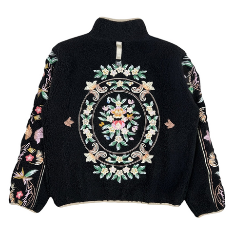 ABC Floral Fleece Zip-Up