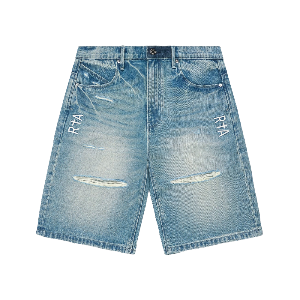 RTA Gustavo Blue Steel Shorts