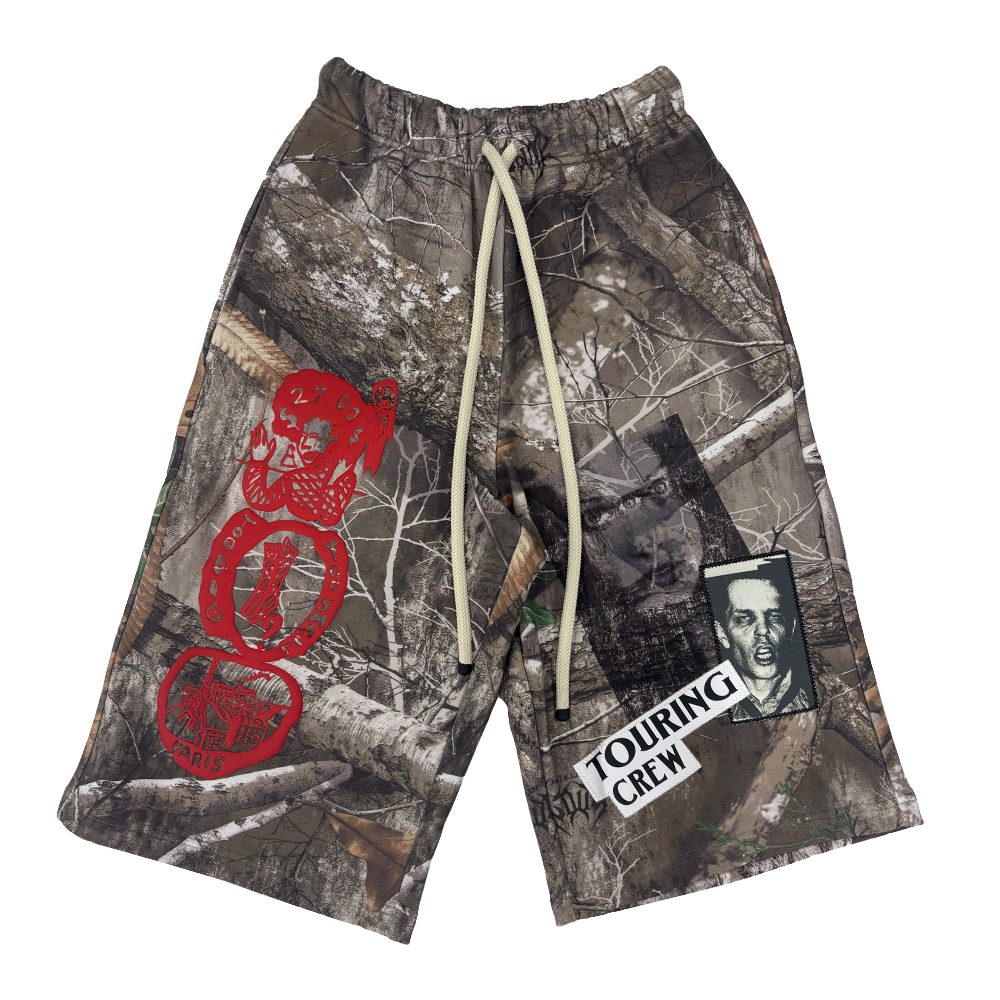 Rolling Loud Touring Crew Camo Shorts
