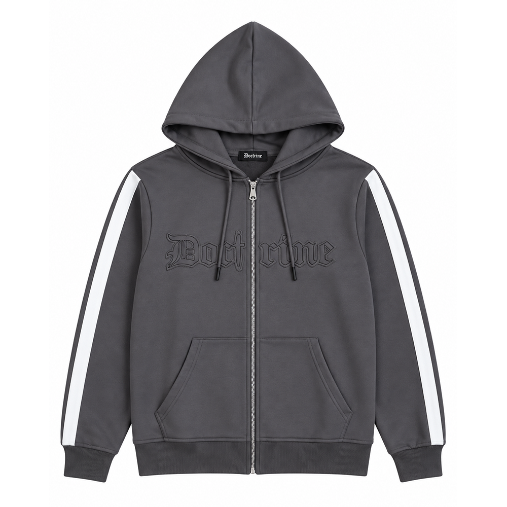 Doctrine Full Zip Signatrue Hoodie