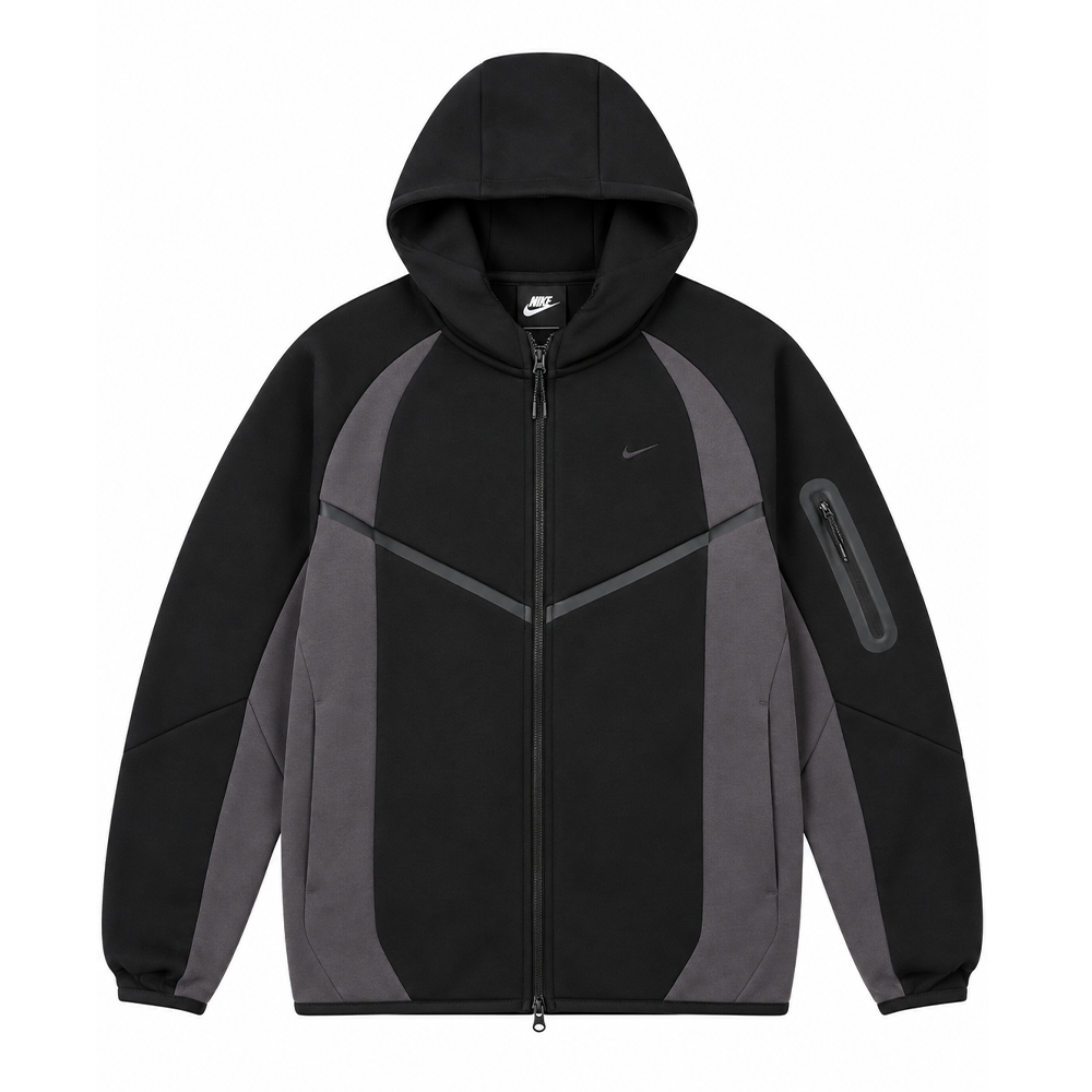 Nike Tech Men's Color-Block Full-Zip Fleece Windrunner Jacket