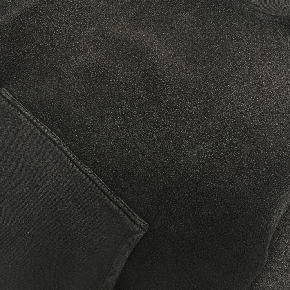Blanks By Thirteen Faded Black Reverse Hoddie