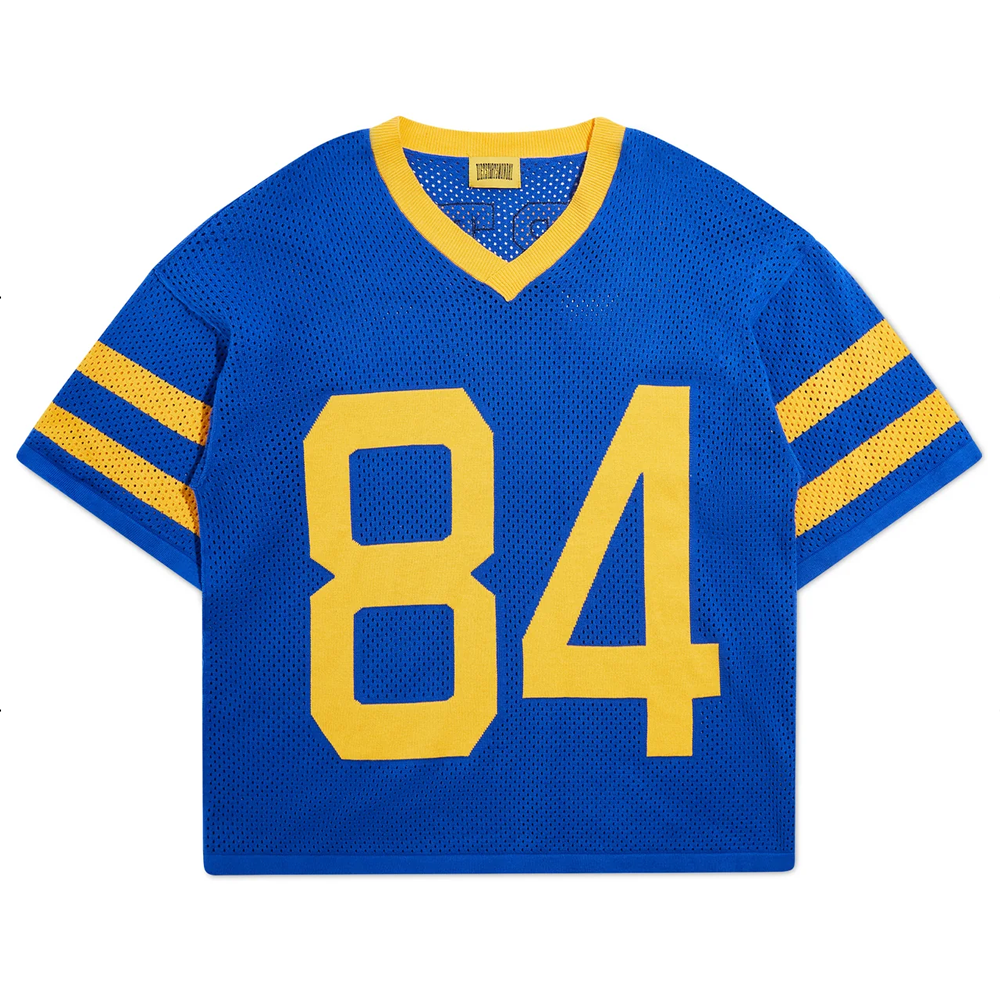 DSM KNIT JERSEY BLUE YELLOW