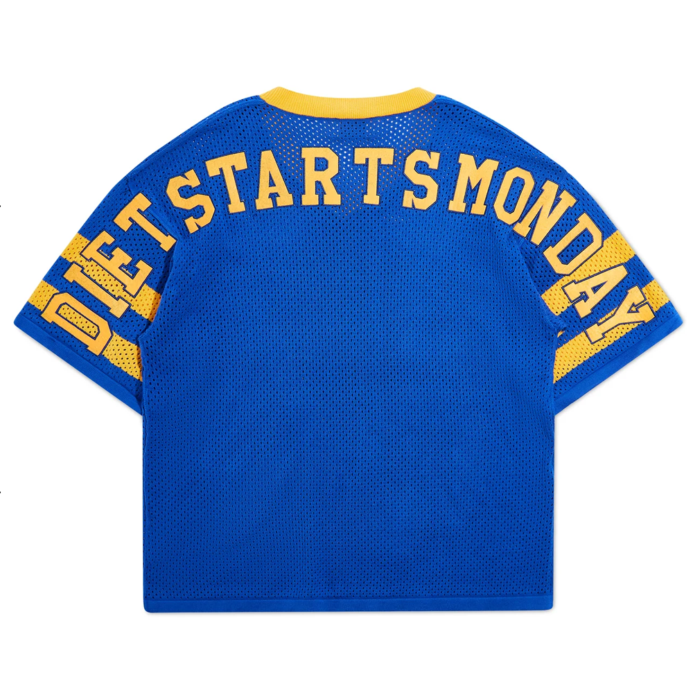 DSM KNIT JERSEY BLUE YELLOW
